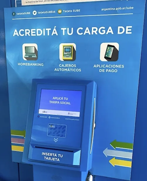 recarga tarjetas SUBE estación villa luro línea sarmiento buenos aires caba